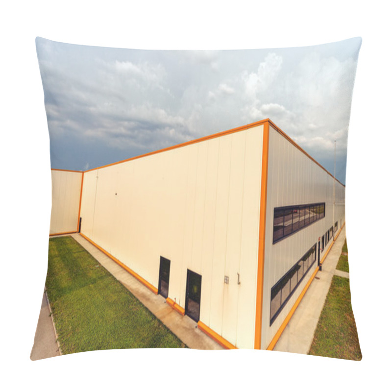 Personality  Aluminum Facade On Industrial Building Pillow Covers