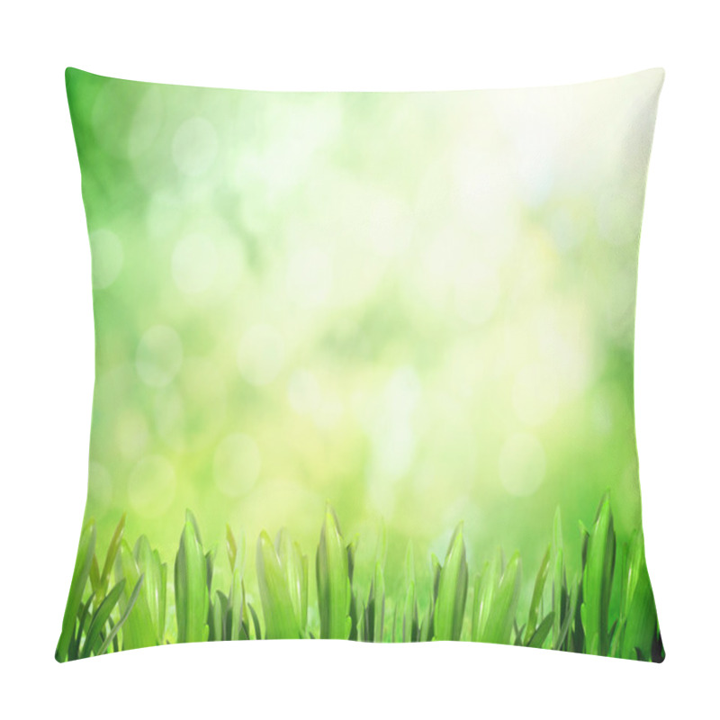 Personality  Park Nature With Grass Pillow Covers