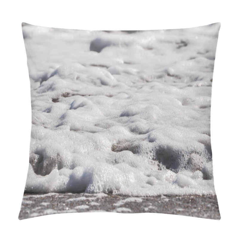 Personality  Ocean Waves And Sea Foam. Water Splash Pillow Covers