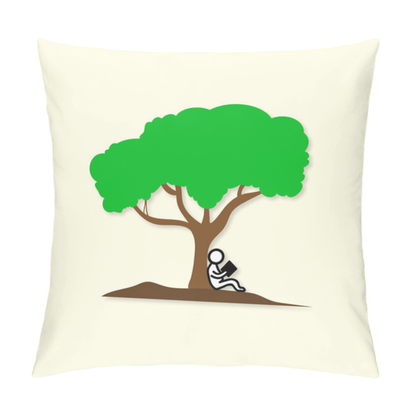 Personality  People Who Read Near A Tree Pillow Covers