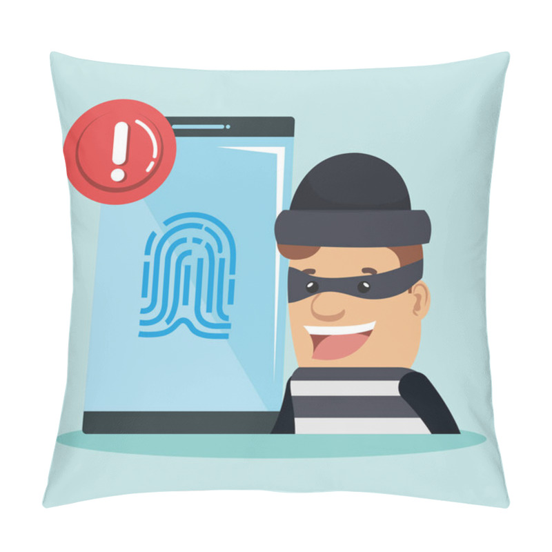 Personality  Theft Identity Avatar Character Pillow Covers