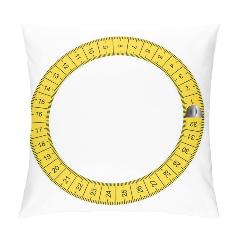 Personality  Tape Measure Ribbon Icon Pillow Covers