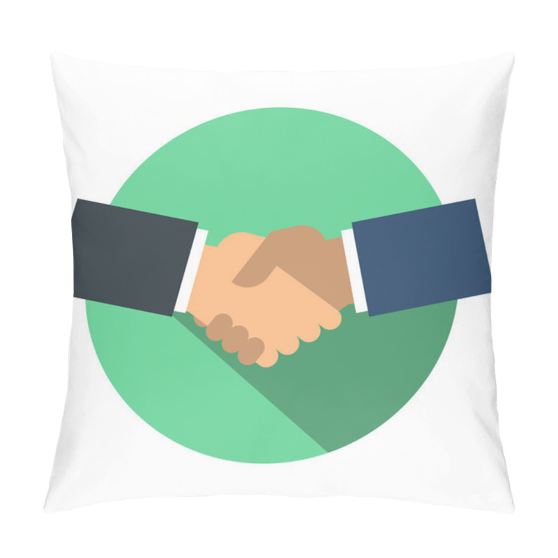 Personality  Handshake Icon Design Pillow Covers