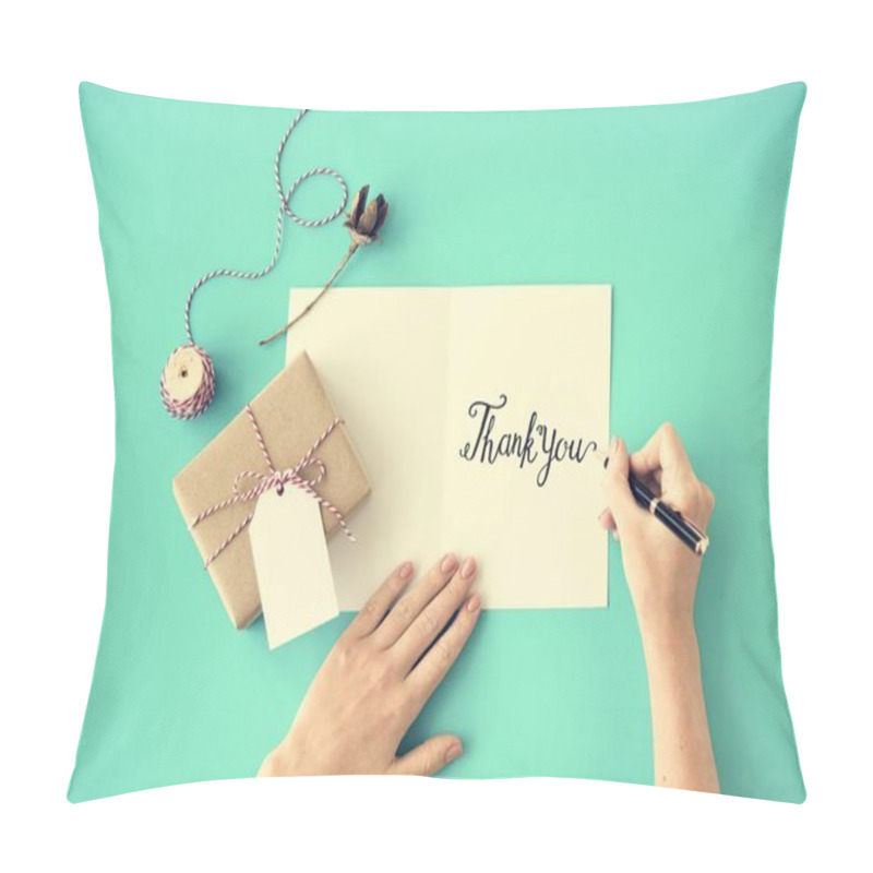 Personality  Thank You And Gift Concept Pillow Covers