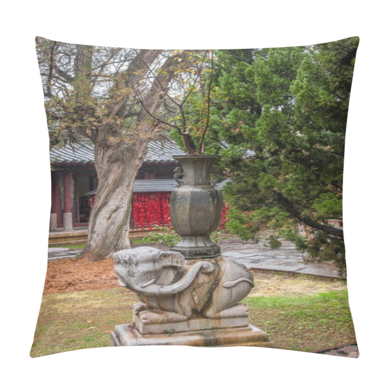 Personality  Yunnan Honghe Prefecture Jianshui Temple Stone Elephants Pillow Covers