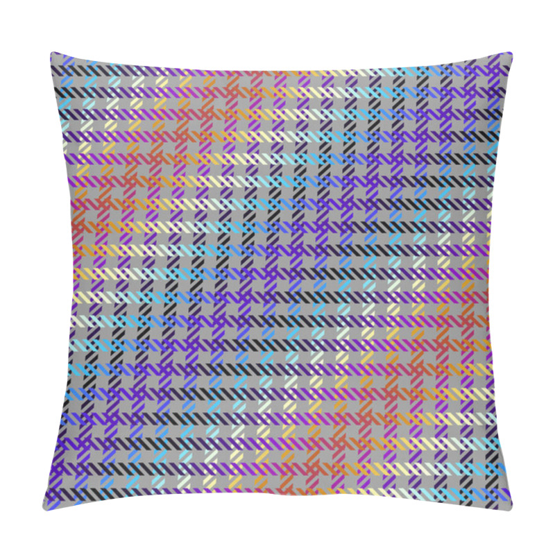 Personality  Geometric Abstract Pattern In Low Poly Style. Pillow Covers