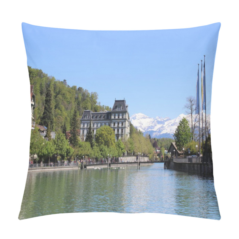 Personality  Thun,  Small Town In Switzerland Pillow Covers