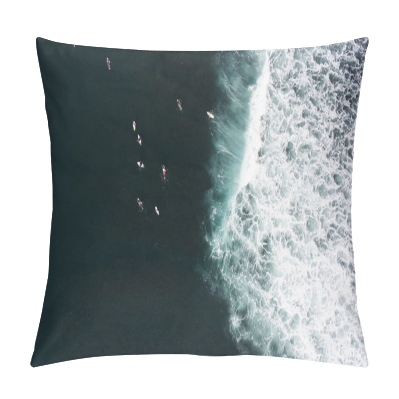 Personality  Group Of Surfers Seek To The Ocean Pillow Covers