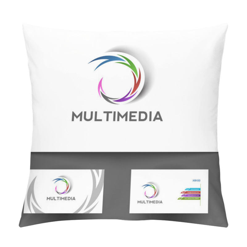 Personality  Multimedia Logo Design Pillow Covers