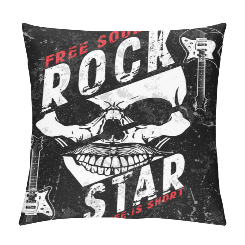 Personality  Hard Rock Music Poster Pillow Covers