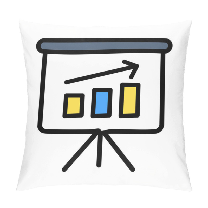 Personality  Business Presentation Vector Icon Sign Icon Vector Illustration Pillow Covers