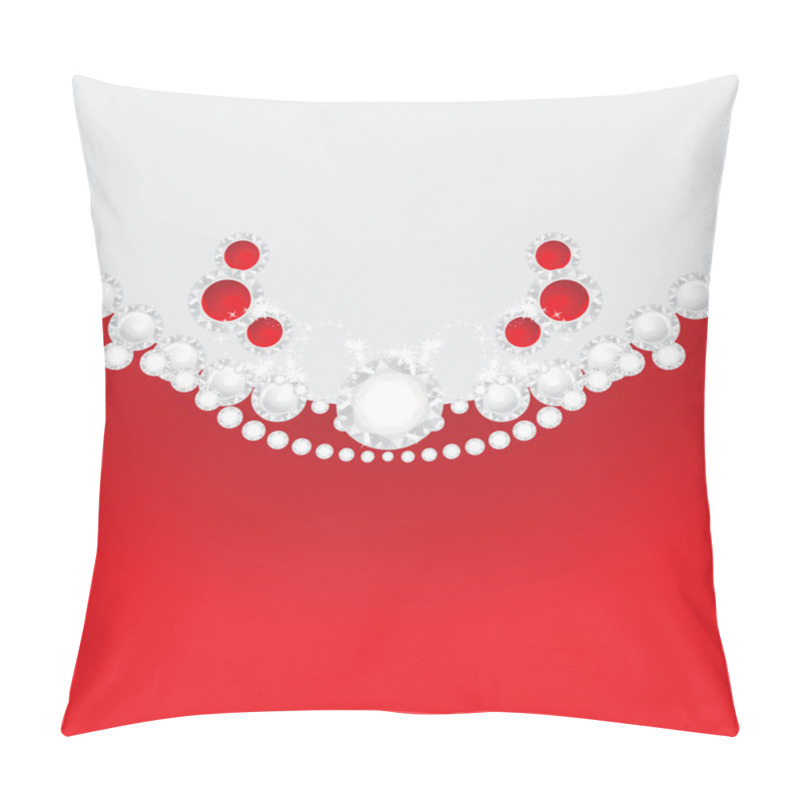 Personality  Diamonds And Strasses. Decorative Background For Jewelry Design Pillow Covers