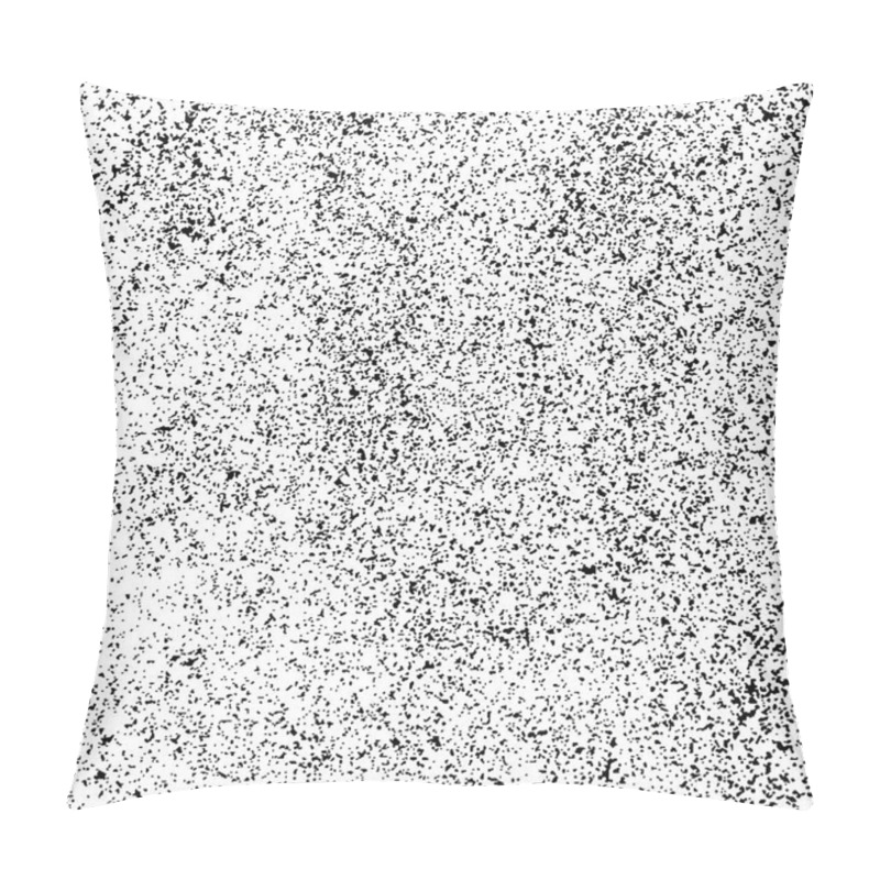 Personality  Black Grainy Texture Isolated On White Background. Distress Overlay Textured. Grunge Design Elements. Vector Illustration,eps 10. Pillow Covers