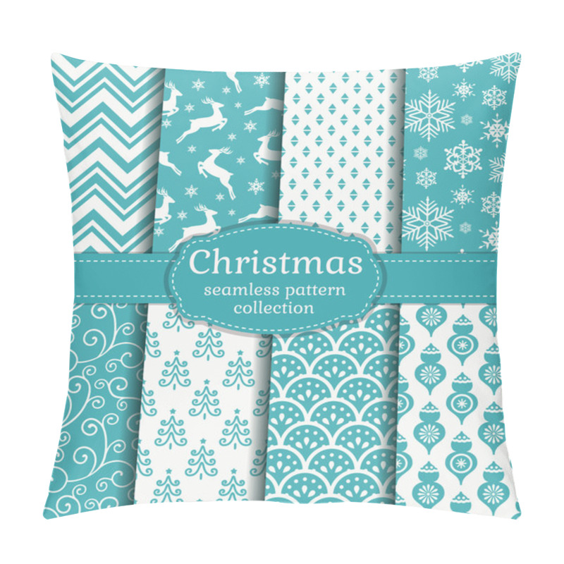 Personality  Christmas Seamless Patterns. Pillow Covers