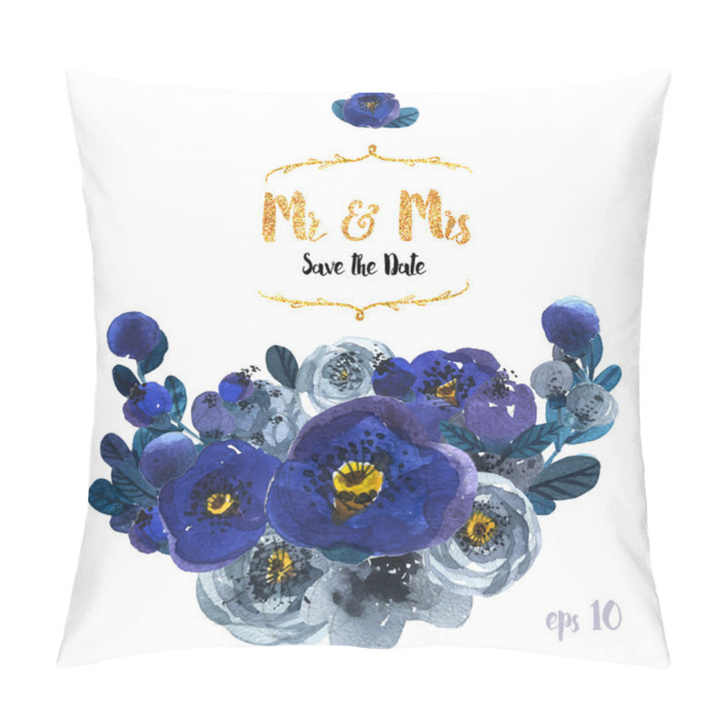 Personality  Collection Of Painted Flowers Pillow Covers