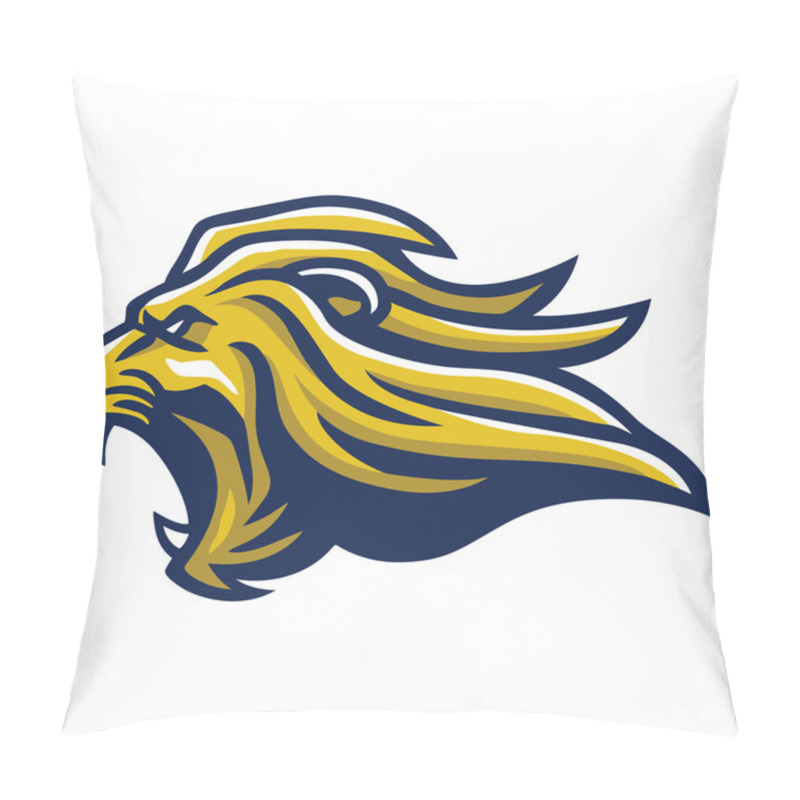 Personality  Angry Lion Head Mascot Pillow Covers