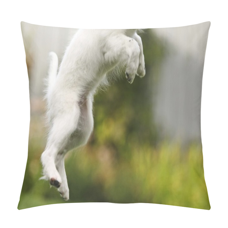 Personality  Dog Jumps Pillow Covers