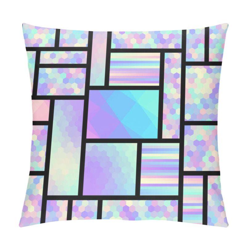 Personality  Geometric Abstract Pattern. Pillow Covers