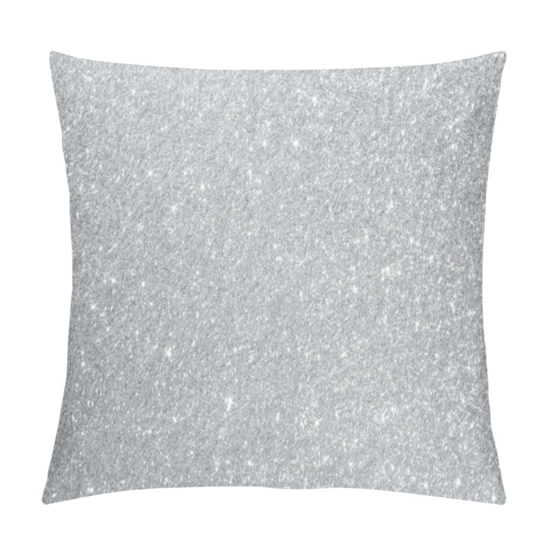 Personality  Silver Glitter Background Texture Pillow Covers