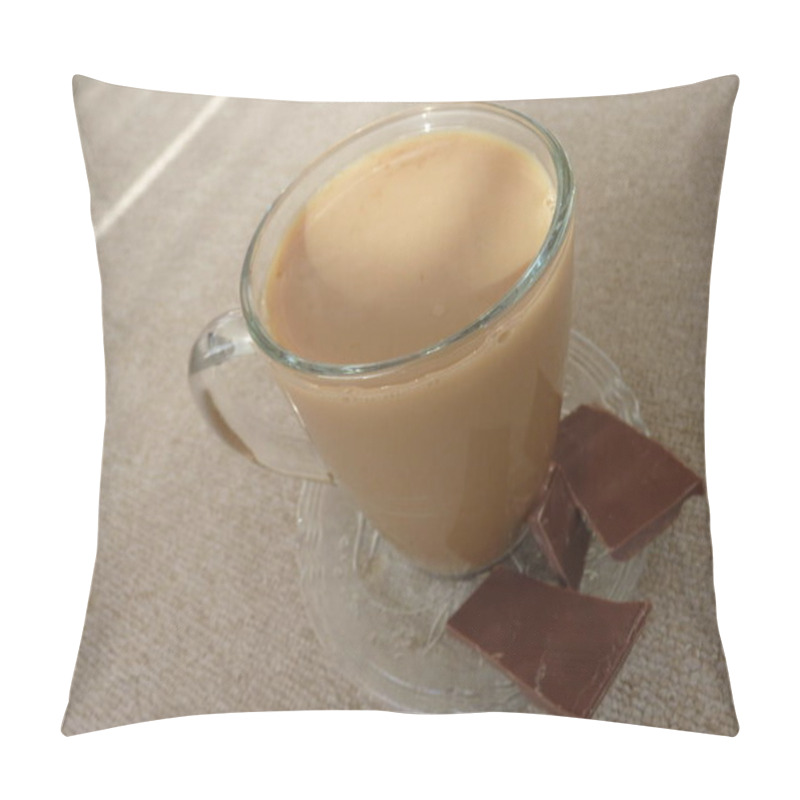 Personality  Warm Comfort In A Cup: Soft Lighting Highlights A Simple Yet Inviting Moment Of Serenity With A Hot Beverage On A Textured Surface Pillow Covers