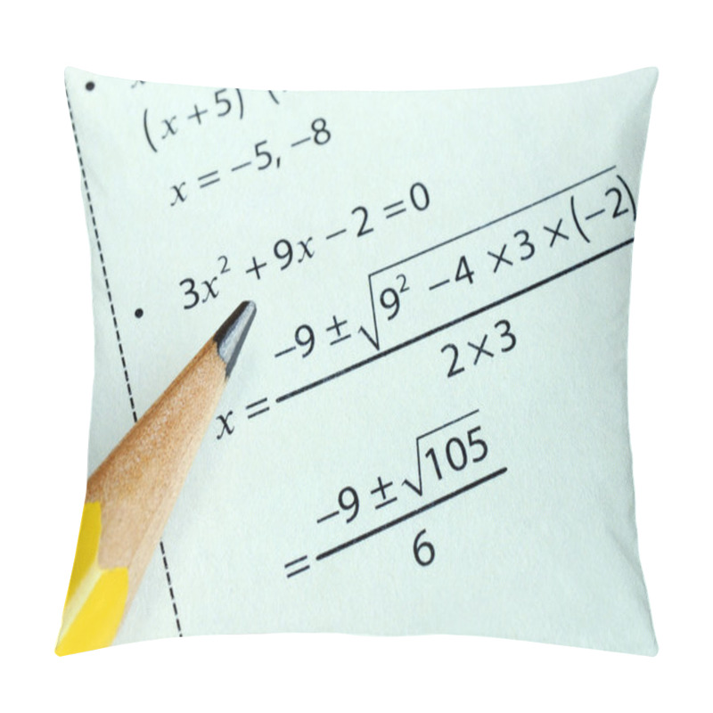 Personality  Doing Some Grade School Math Pillow Covers