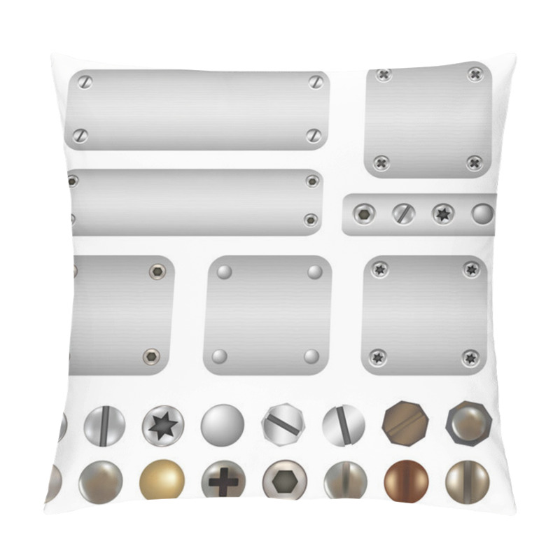 Personality  Screws And Bolts Pillow Covers