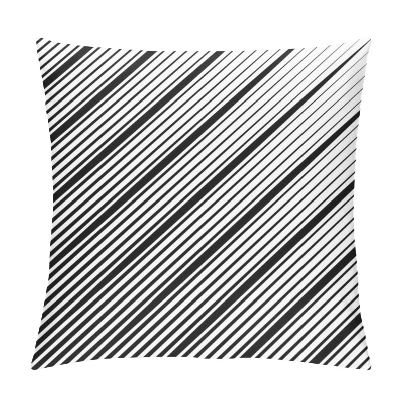 Personality  Dynamic Diagonal, Oblique, Slanted Lines, Stripes Geometric Patt Pillow Covers