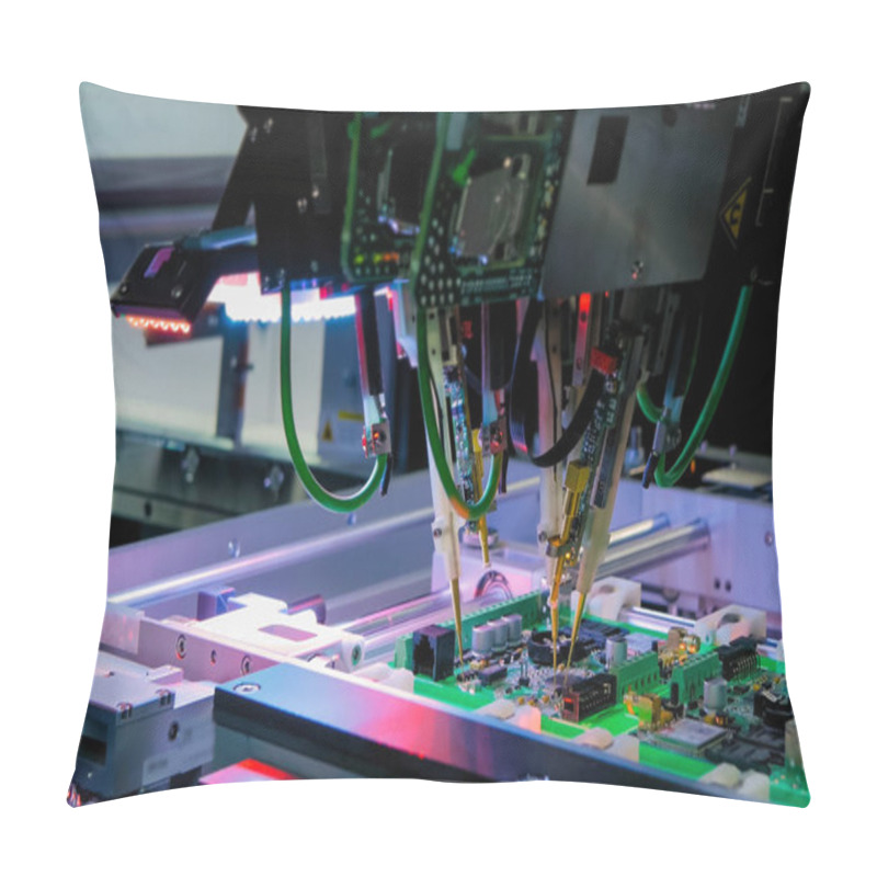 Personality  Quality Testing Of Printed Circuit Boards - Flying Probe Test At Factory Pillow Covers