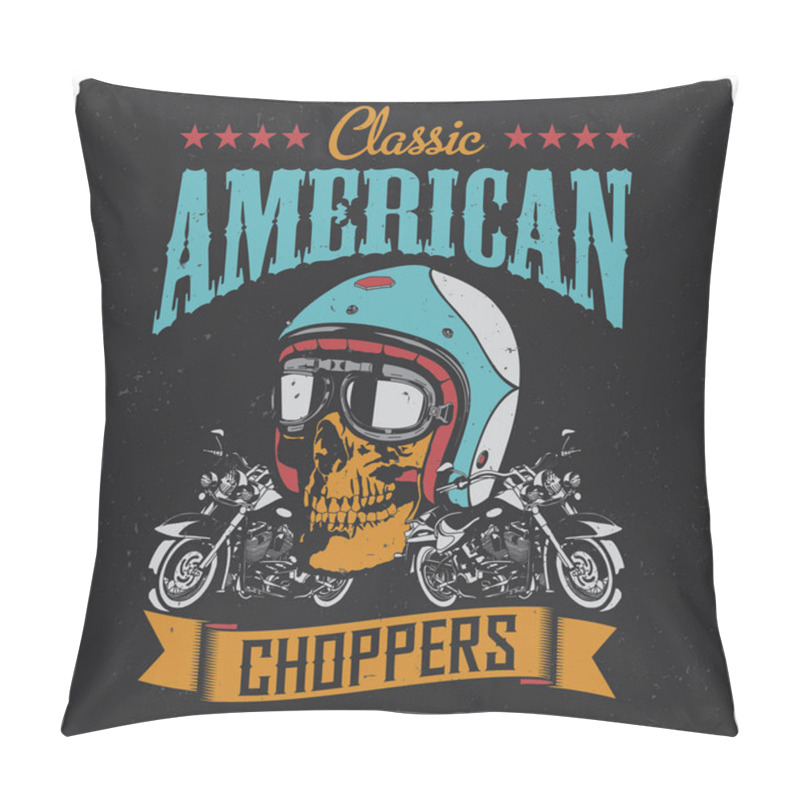 Personality  Classic American Choppers Poster Pillow Covers