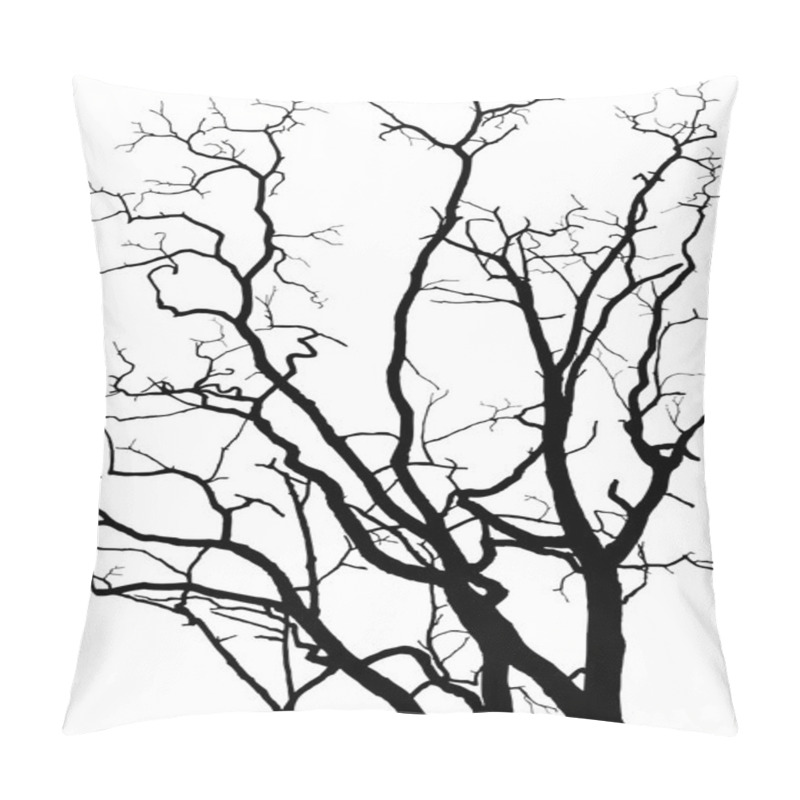 Personality  Tree Branches Silhouette Pillow Covers