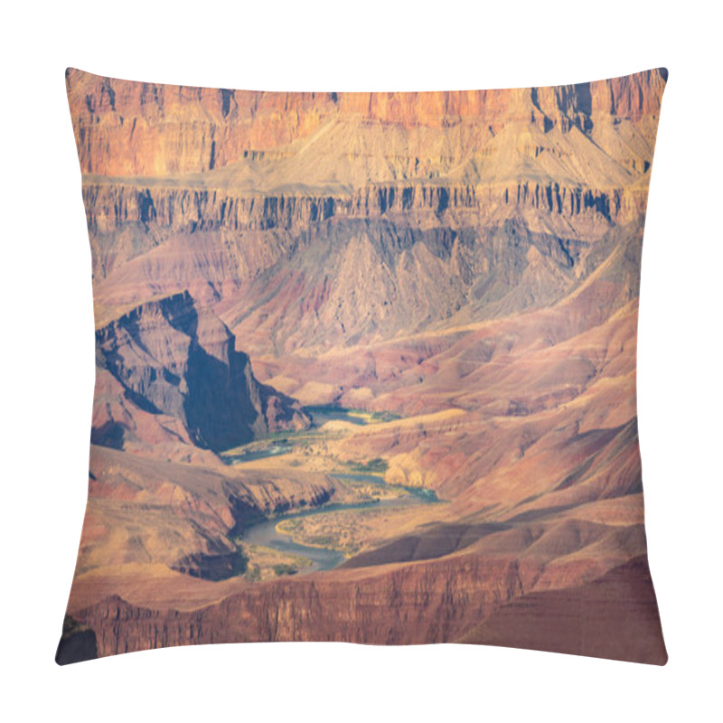 Personality  South Rim Of Grand Canyon In Arizona USA Panorama Pillow Covers