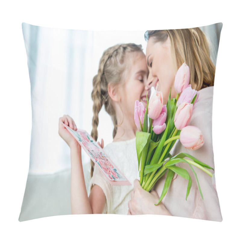 Personality  Daughter Greeting Mother  Pillow Covers