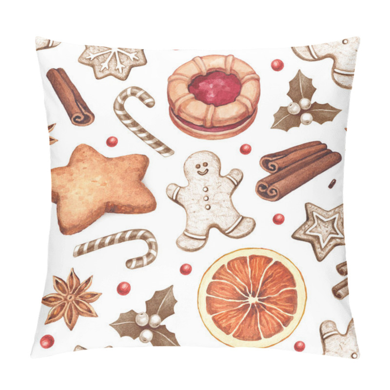 Personality   Gingerbread Cookies And Christmas Spices Pillow Covers