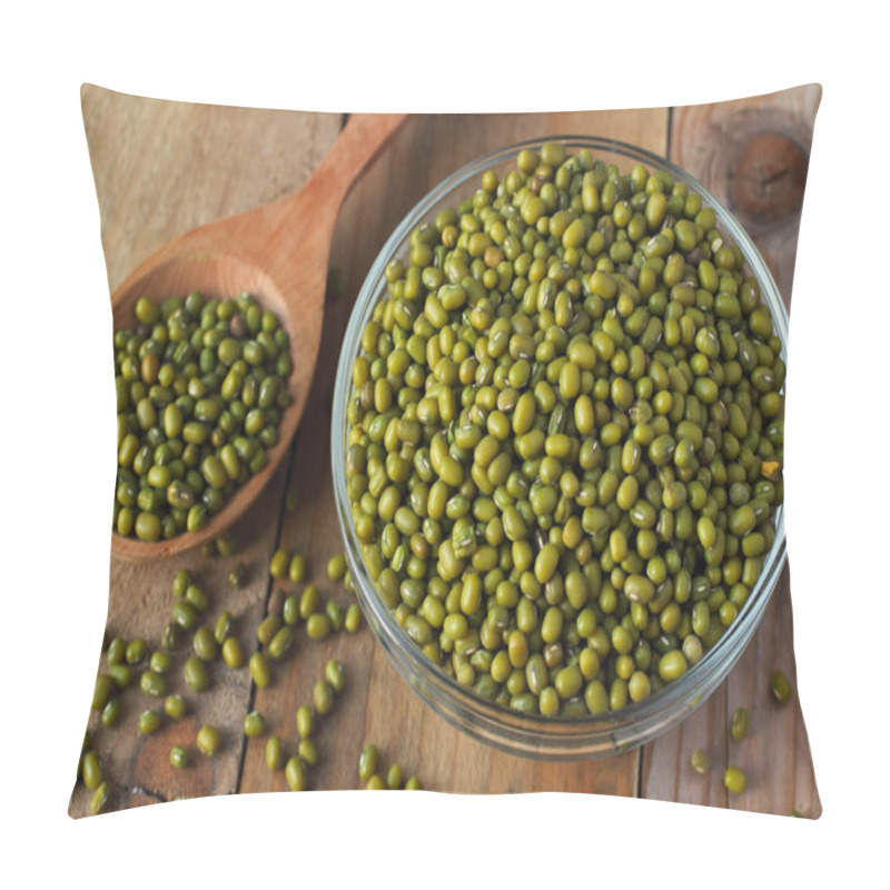 Personality  Raw Mung Beans In A Bowl Pillow Covers