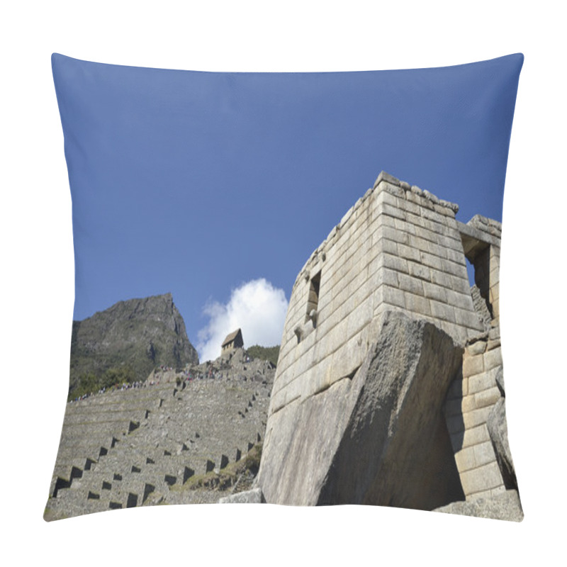 Personality  Ancient Inca Sun Temple On Machu Picchu Pillow Covers