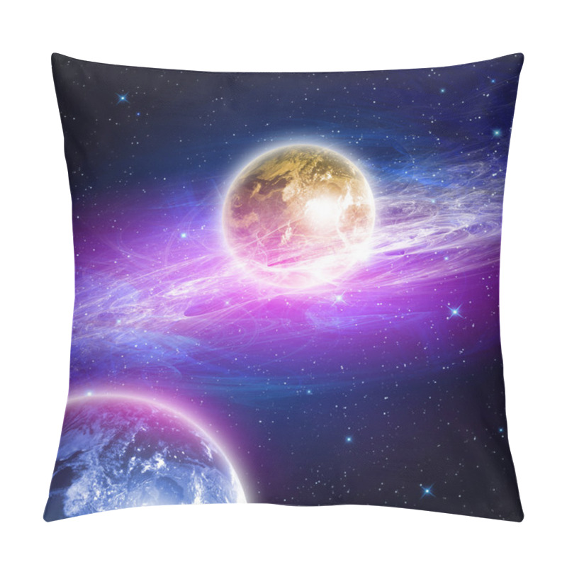 Personality  Planets In The Space Pillow Covers