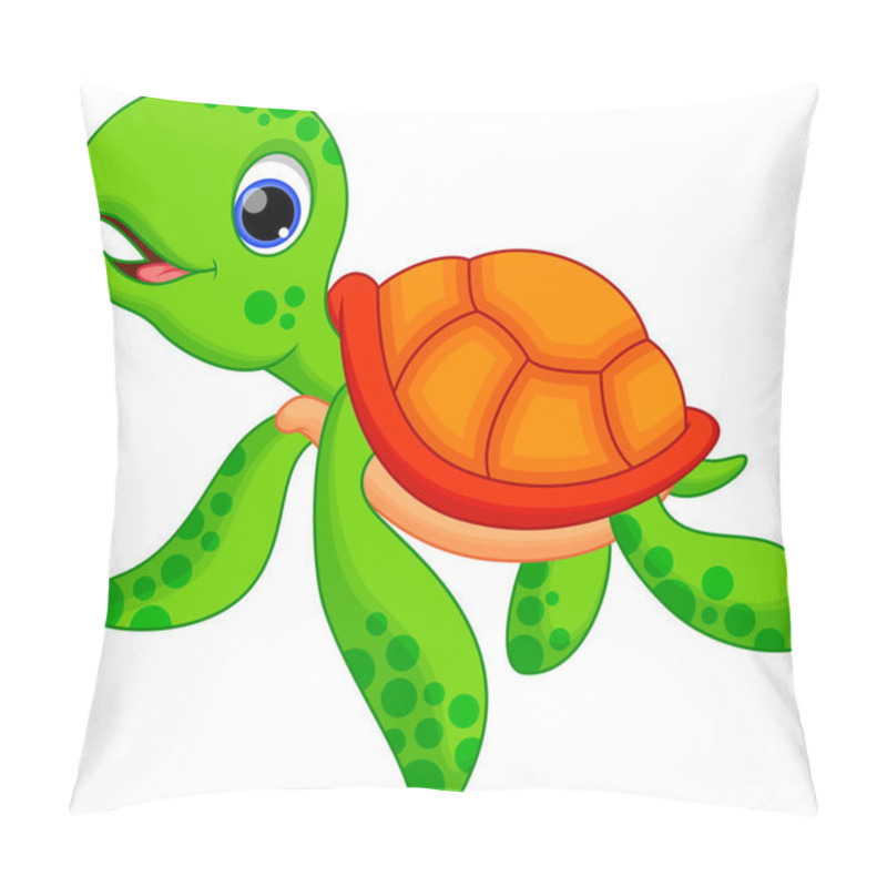 Personality  Turtle Cartoon Pillow Covers