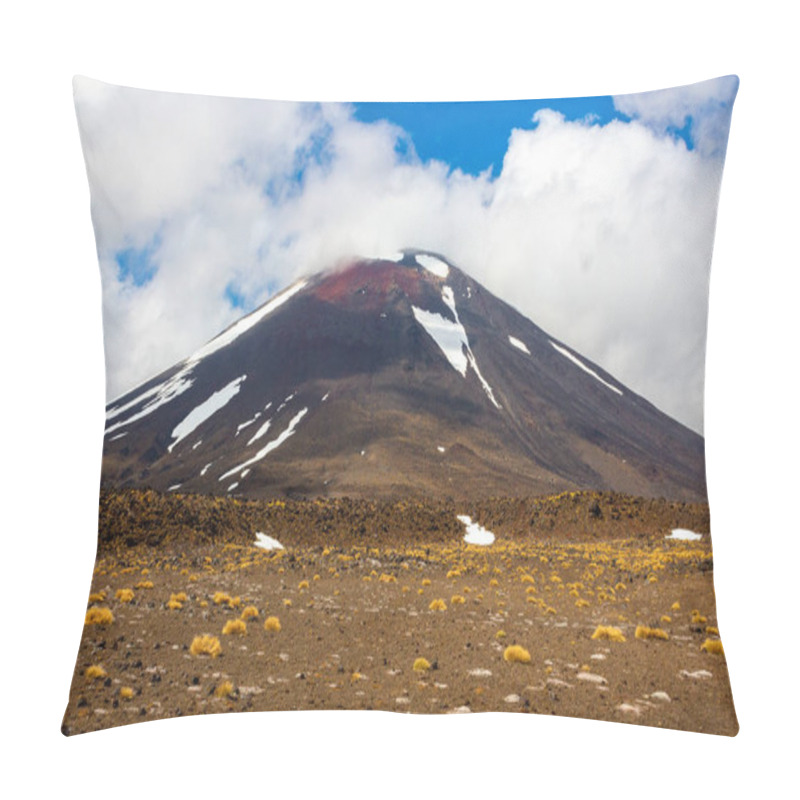 Personality  Mount Ngauruhoe Also Mount Doom At Tongariro Alpine Crossing Track (Red Crater) Pillow Covers