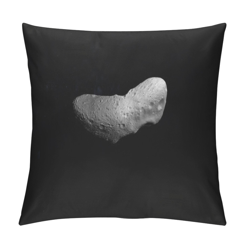 Personality  Asteroid Eros Orbiting In The Outer Space. 3d Render Pillow Covers