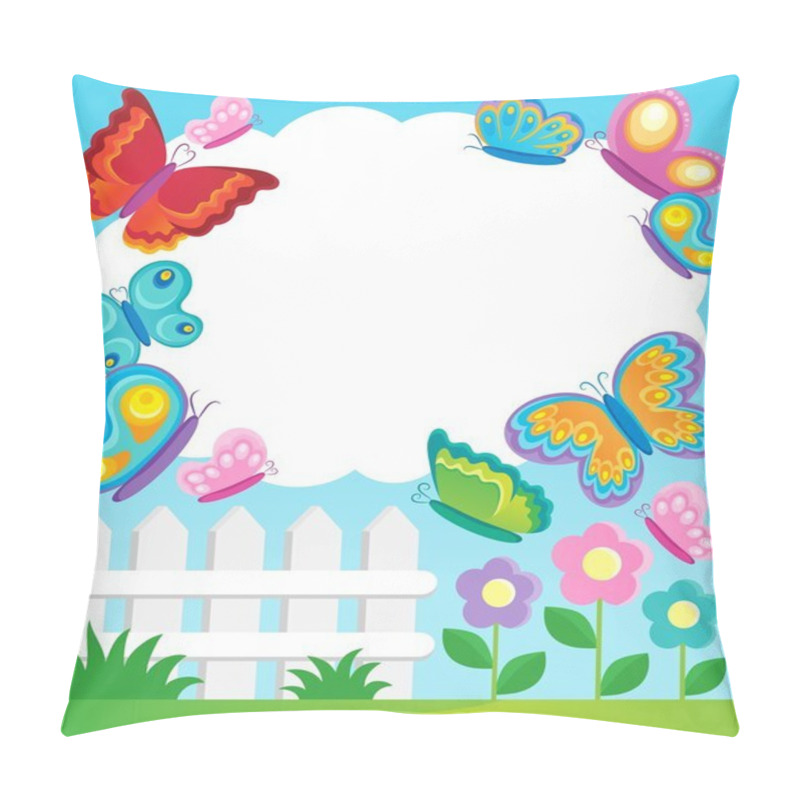 Personality  Butterfly Theme Frame 1 Pillow Covers