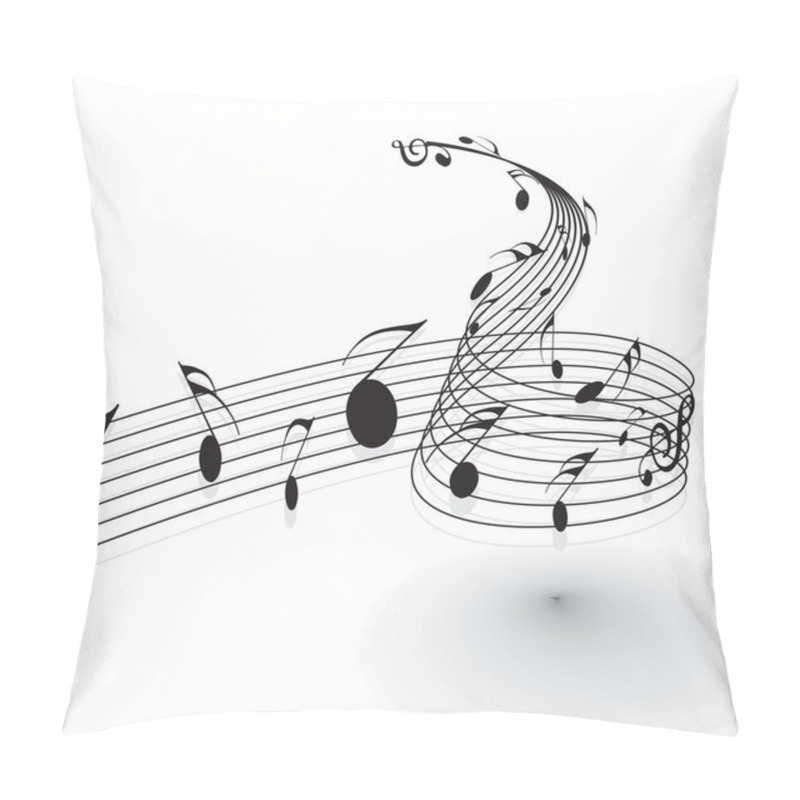 Personality  Music Notes Pillow Covers