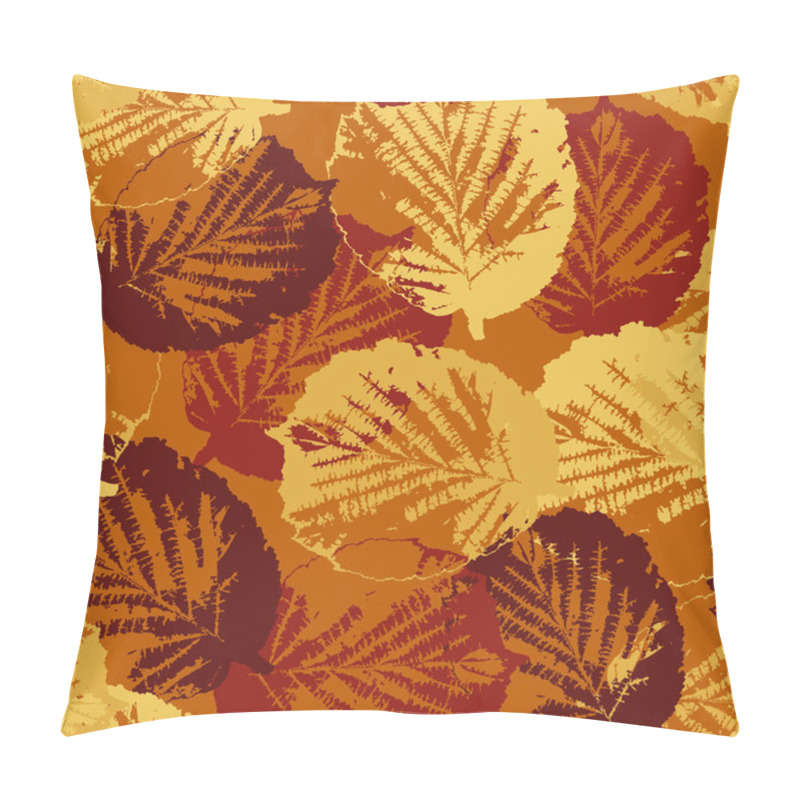 Personality  Seamless Pattern Texture With Leaves Pillow Covers