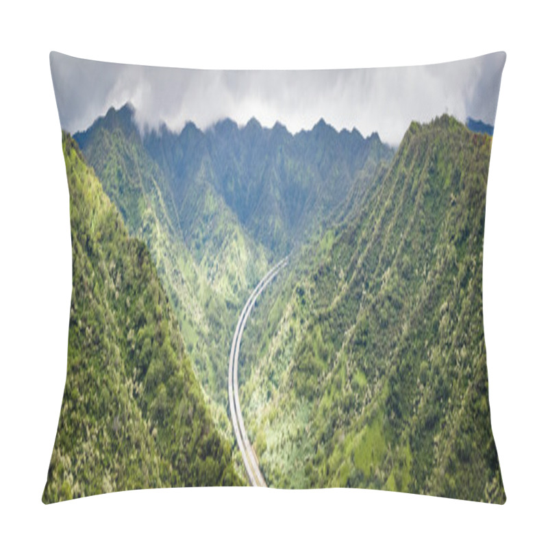 Personality  Mountain Landscape Panorama Hawaii Pillow Covers