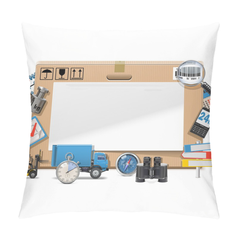 Personality  Vector Delivery Board Pillow Covers