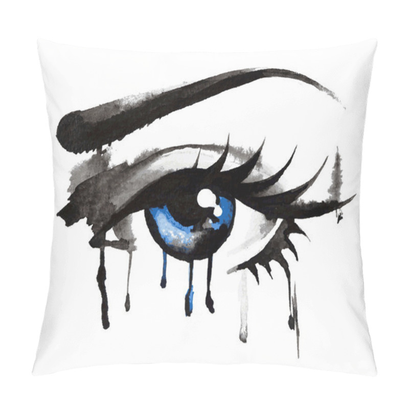 Personality  Beautiful Eyes, Hand-drawn Pillow Covers