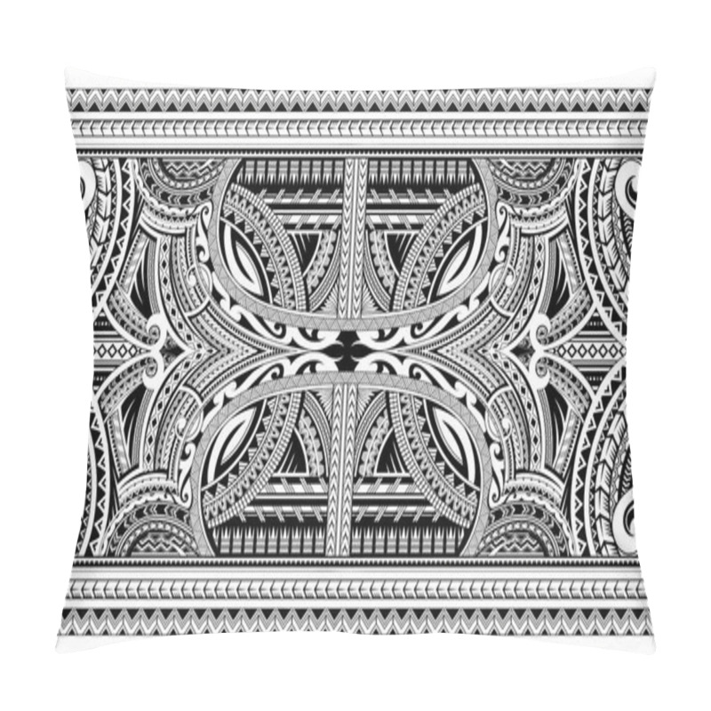 Personality  Polynesian Ornamental Tattoo Pillow Covers