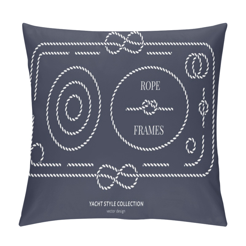 Personality  Nautical Rope Knots And Frames Pillow Covers