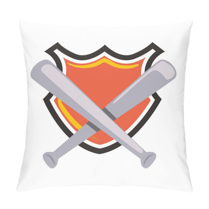 Personality  Baseball Championship Emblem Icon Isolated Pillow Covers