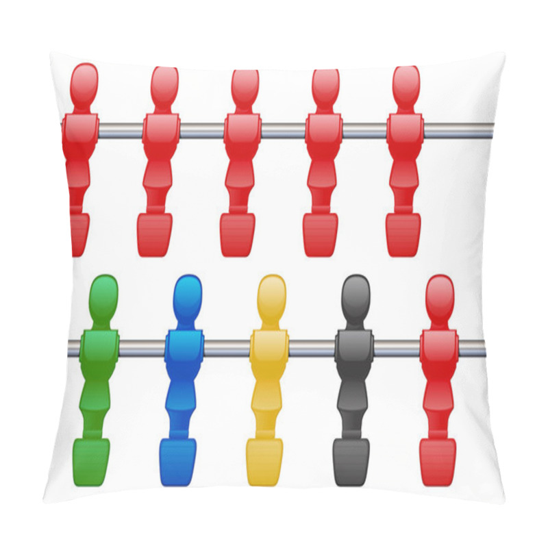 Personality  Foosball Bars Pillow Covers