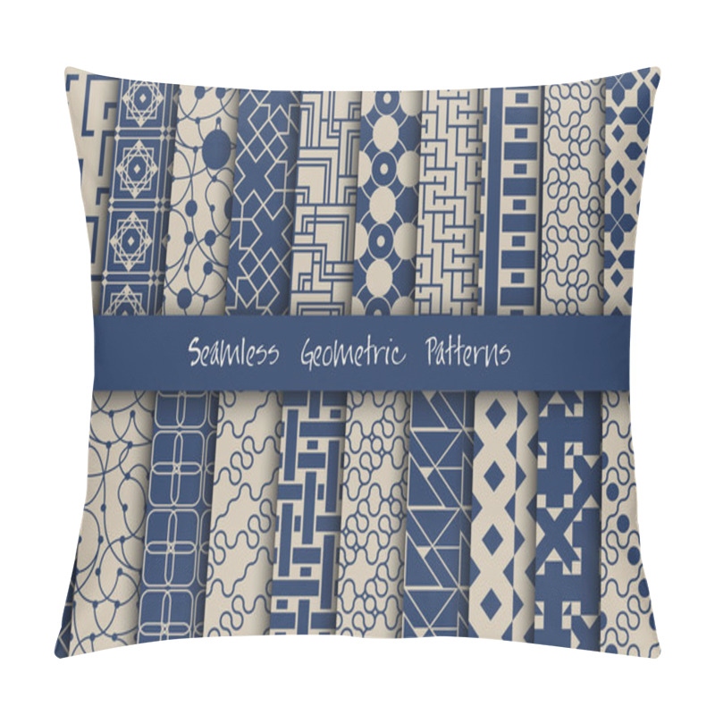 Personality  Seamless Geometric Patterns Pillow Covers